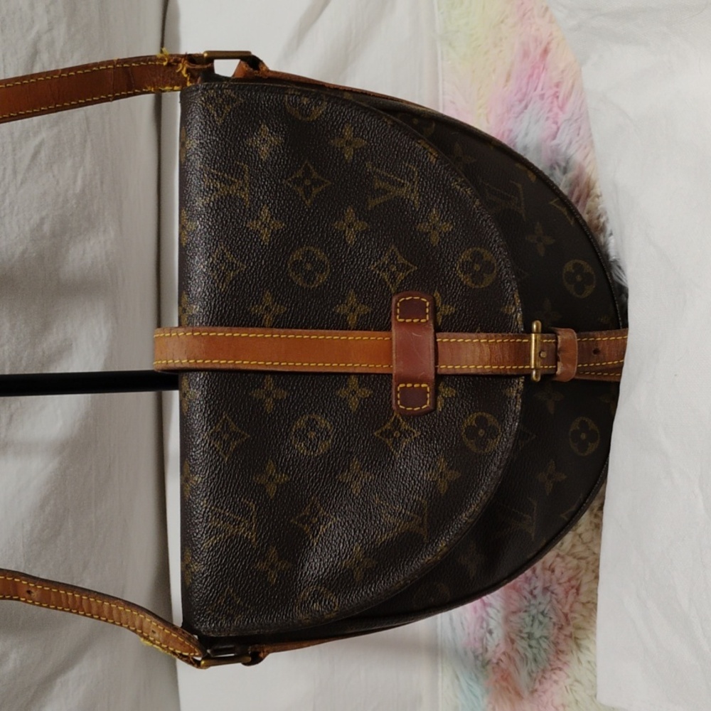 FIRM PRICE! 8903VI Authentic Louis Vuitton Chantilly Vintage Crossbody - Picture 2 of 16